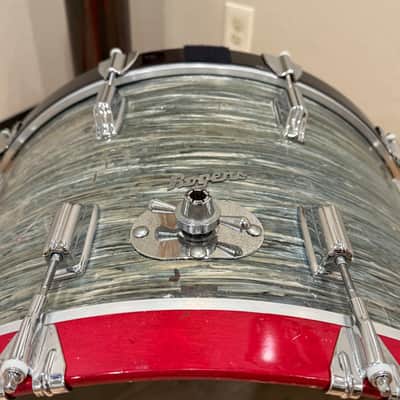 Vintage Rogers Fullerton 14x22 Bass Drum in Blue Strata (Rm4) image 3