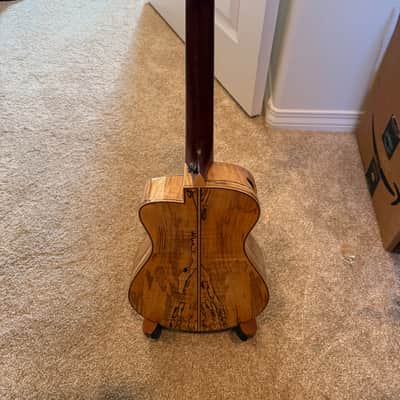 Hozen Green Label German Spruce/Spalted Maple Tenor Ukulele 2026 image 9