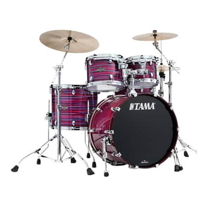 Tama WBS42S-LPO Starclassic Walnut/Birch Lacquer Shell Kit 4 pcs - Lacquer Phantasm Oyster/Chrome HW image 19
