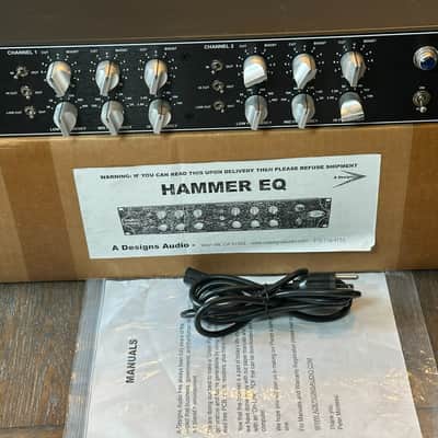 EXC (never used) A-Designs Audio HM2EQ Hammer Dual Channel Tube EQ image 2