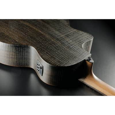 Lag SAUVAGE-BCE Sauvage Series Jumbo Cutaway Pale Brankowood Top Khaya Neck 4-String Acoustic-Electric Bass Guitar w/Gig Bag image 9