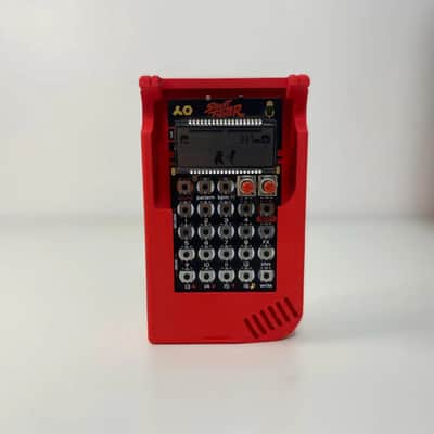 3D-Printed Pocket Operator Case with Stand – Retro Handheld Game Console Grip Ergonomics for Music Creation image 2