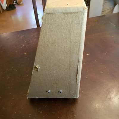 Audiomatic Empty vintage MCM speaker cabinet for 8" driver 1959 - gold image 11