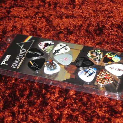 new in package (old stock) A+ Perri's Leather Ltd. / Perri's 12 Pack Of Pink Floyd Guitar Picks - Med Gauge - Celluloid Plastic, 351 shape - but slightly curved (LP12-PF1) LP12PF1 image 13