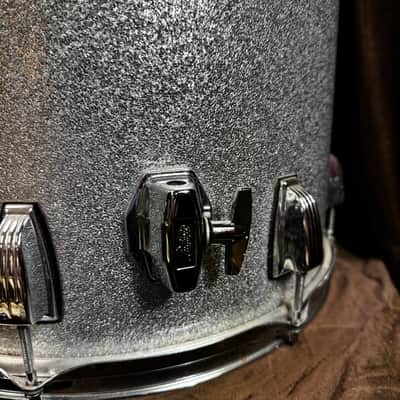 16x16 Ludwig Classic Maple Early 80's CHICAGO Floor Tom - Silver Sparkle image 4