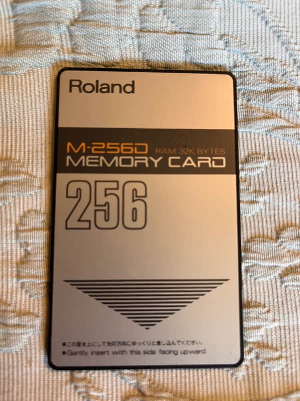 Roland M-2560 Memory Card RAM 32k Bytes image 1