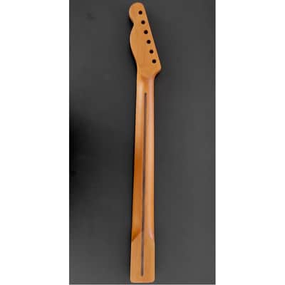 22 frets Satin Nitro varnished Roasted Mapple Neck, Rosewood fretboard, for Telecaster image 12