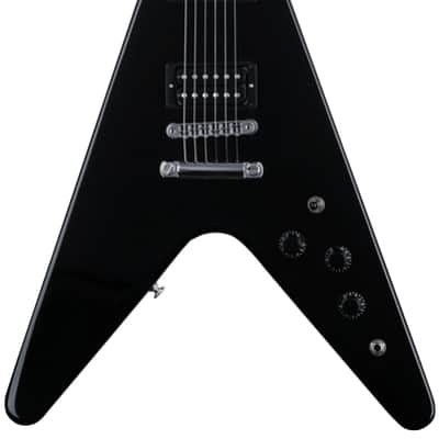 Gibson 80s Flying V Solidbody Electric Guitar - Ebony image 2