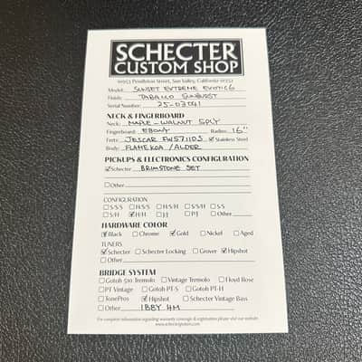 Schecter USA Custom Shop Sunset Extreme Exotic 6 Flamed Koa Electric Guitar - Tabacco Sunburst image 18