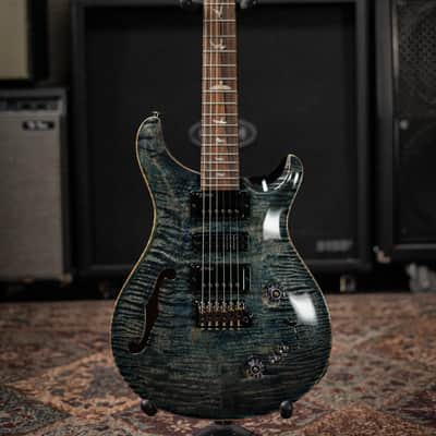 PRS Mango Limited Edition (1 0f 200) Special Semi-Hollow Body Electric Guitar - Faded Whale Blue with Hardshell Case image 3
