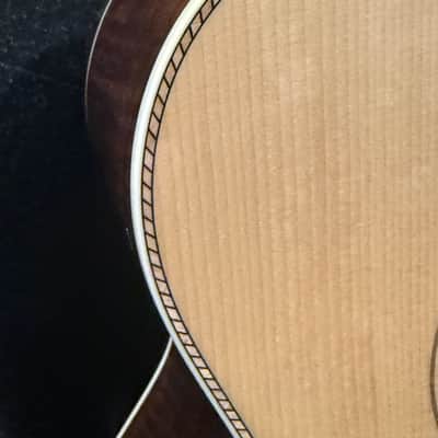 Santa Cruz OM Grand Figured Walnut and Adirondack Spruce Custom image 15