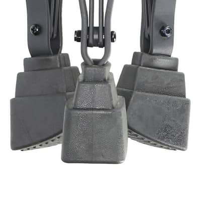 Rockville RDS51 All Black Double Braced Drum Throne 4" Padding, Lockable Height image 7
