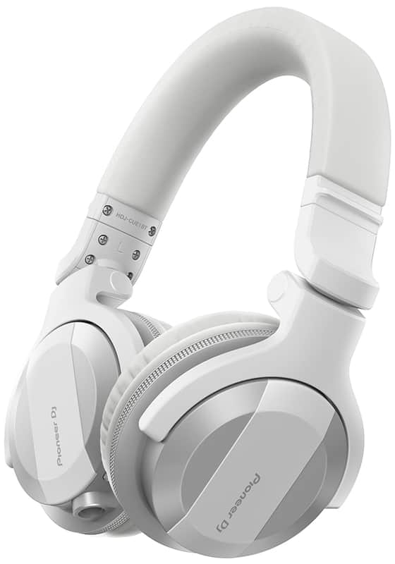 Pioneer DJ HDJ-CUE1BT-W Customizable DJ Headphones with Bluetooth - White image 1