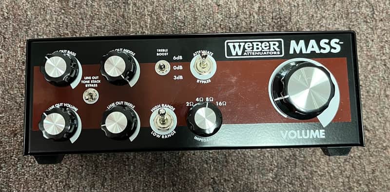 Weber Mass 100-Watt Attenuator 2026 - Black image 1
