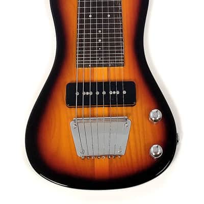 SX Lap 8 Ash 3TS 8 String Lap Steel Guitar w/Stand and Bag image 3