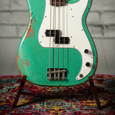 Fender Custom Shop ’59 P-Bass Heavy Relic - Aged Seafoam Green/Faded Tahitian Coral image 2