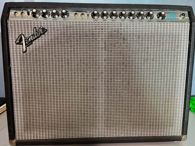 Fender Twin Reverb 2-Channel 100-Watt 2x12" Guitar Combo 1970 - 1971 - Silverface image 1