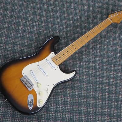 1991 Fender American Vintage 57 Stratocaster Reissue Two-Tone Sunburst! w/OHSC image 10