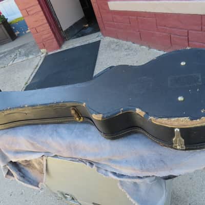 GUILD 1960's BLUESBIRD BASS HARDSHELL CASE RARE ORIGINAL CASE image 2