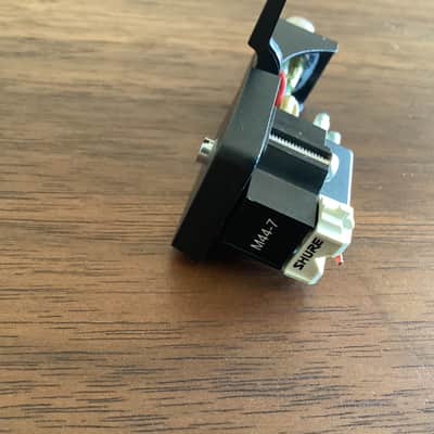 Technics Headshell w/Low hour Shure M44-7 Cart- Black image 3