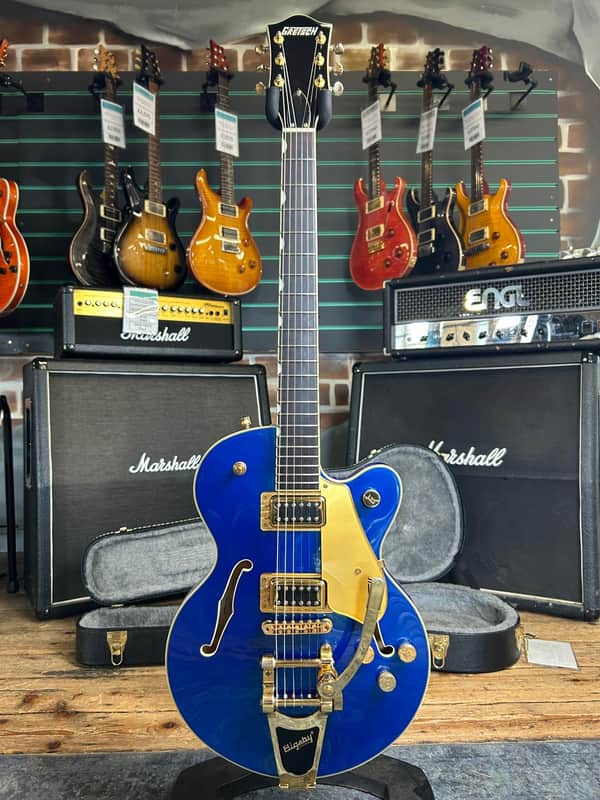 Gretsch G5655TG Electromatic Azure Metallic 2020 Semi-Hollow Electric Guitar image 1