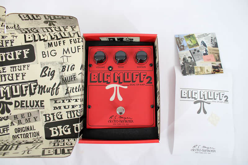 Electro-Harmonix / JHS Big Muff 2 Dual Op-Amp Fuzz - Red **MINT CONDITION - NEVER USED** image 1