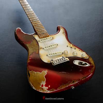 Fender Stratocaster Wild Red Cherry 40th Anniversary Aged Relic Made in USA image 1