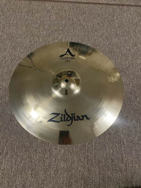 Zildjian A Custom 16" Crash Cymbal – Brilliant Finish – Excellent Condition image 1