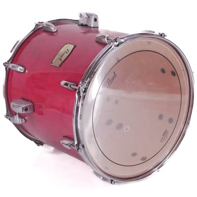Pearl Professional Maple 14" x 14" Floor Tom Drum – Sequoia Red – Excellent image 3