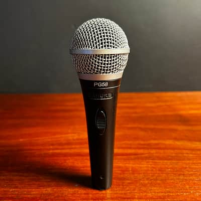 Shure PG58 Black | Reverb