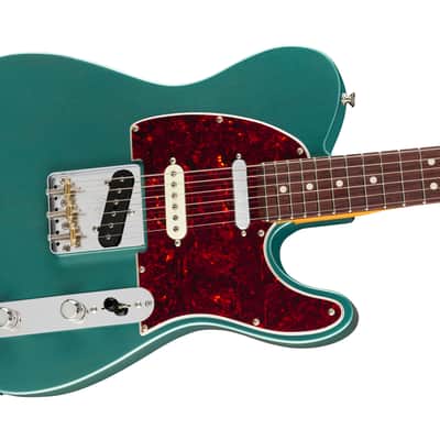 Fender American Professional Classic Telecaster SSS Rosewood Fingerboard Faded Sherwood Green Metallic bundle with Fender Hardcase, Liberty Music Polish Cloth and 12 Pick Pack image 4