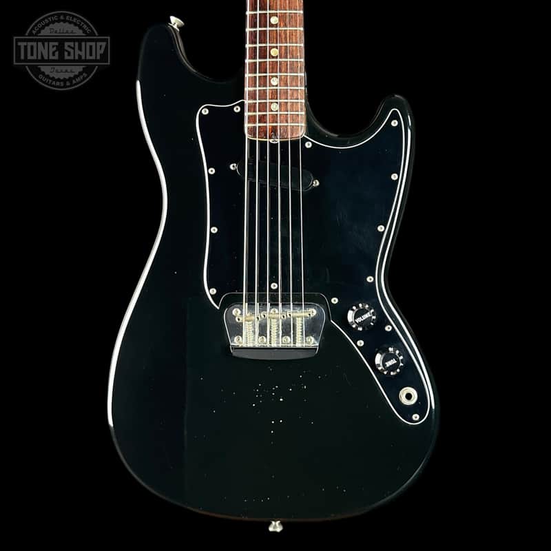 Vintage 1978 Fender Musicmaster Black w/case TSU24470