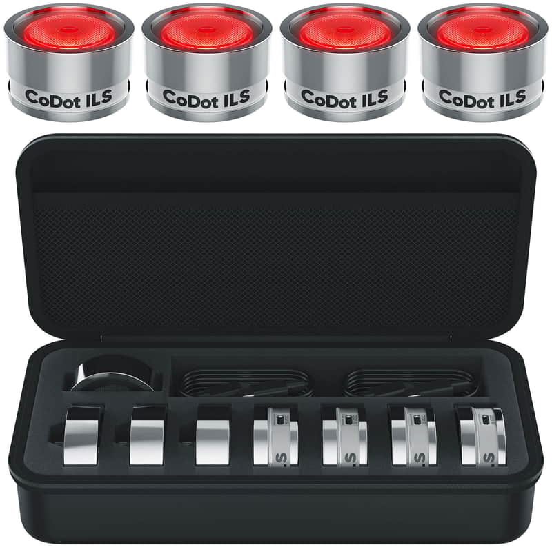 Chauvet DJ CoDot ILS 4-pack of Coin-Sized LED Illuminators Lights w/ Carry Case image 1