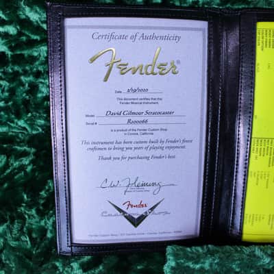 Fender Custom Shop David Gilmour NOS - Black image 22