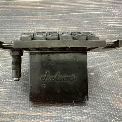 80s Jackson JT-6 Tremolo Bridge Floyd Rose Licensed Black w/ Arm image 6