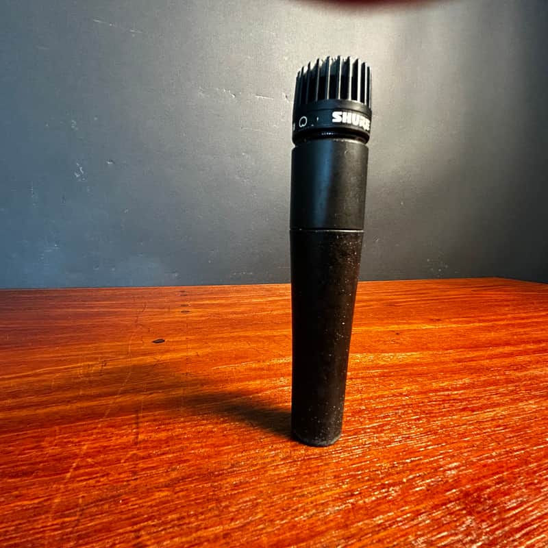 Shure SM57 Cardioid Dynamic Microphone 1984 - Present - Black image 1