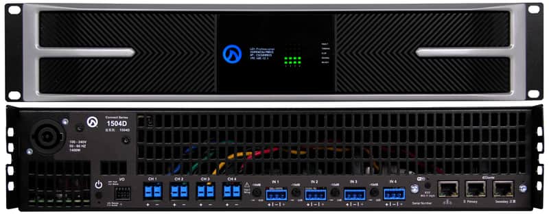 LEA Professional CS1504D 1U Amplifier with Dante & AES67 - 4 x 1500W image 1