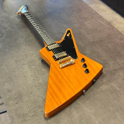 Epiphone Limited Edition '58 Korina Explorer Reissue 2022 - Antique Natural (Black Pickguard) image 7