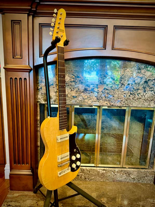 1960 Carvin SGB-3 Solid Body Electric Guitar - Natural Finish (w/HSC) image 1