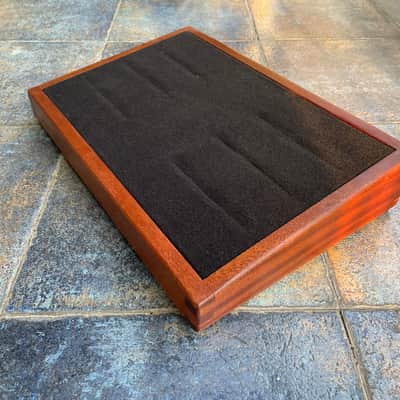 Sapele African Mahogany Custom Pedalboard West Coast Pedalboard Style image 4
