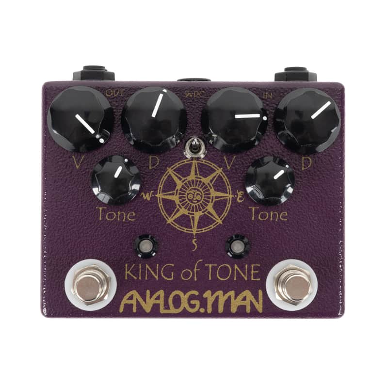 Used Analogman King Of Tone V4 Overdrive Pedal 2015 image 1