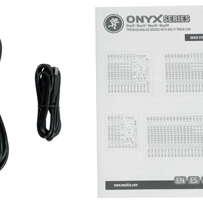 Mackie ONYX12 12-Ch. Mixer w/Multi-Track USB/EQ+Bluetooth+Se Electronics Mic image 10
