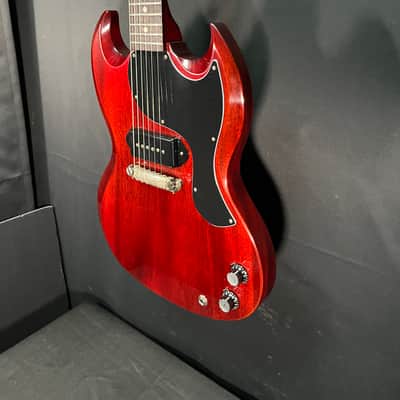 Gibson Custom Shop '63 SG Junior Reissue Lightning Bar 2020 - Present Cherry Red image 4