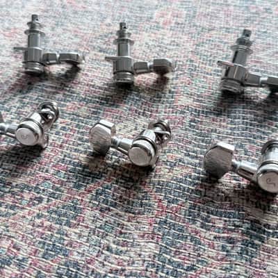 Schaller Locking Tuners (3L+3R) M6 135 2025 - Nickel image 3