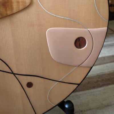Claudio Pagelli “Wall Paper” One-of-a-Kind Prototype Acoustic Guitar 2002 – Brazilian Rosewood / Swiss Moonspruce image 15