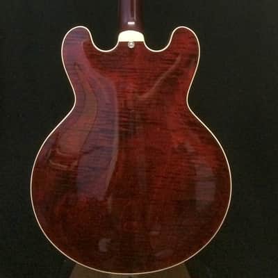 Heritage H-535 Semi-Hollow Body Trans Red Wine image 2