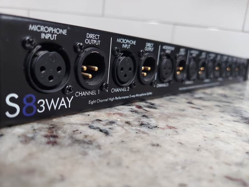 ART S8-3Way Rackmount 8 Channel Microphone Splitter