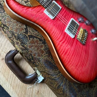 PRS DGT David Grissom Signature Wood Library Flame Maple 10 Top, Brazilian Rosewood FB - RARE! Bonnie Pink Cherry Burst 410959 image 17