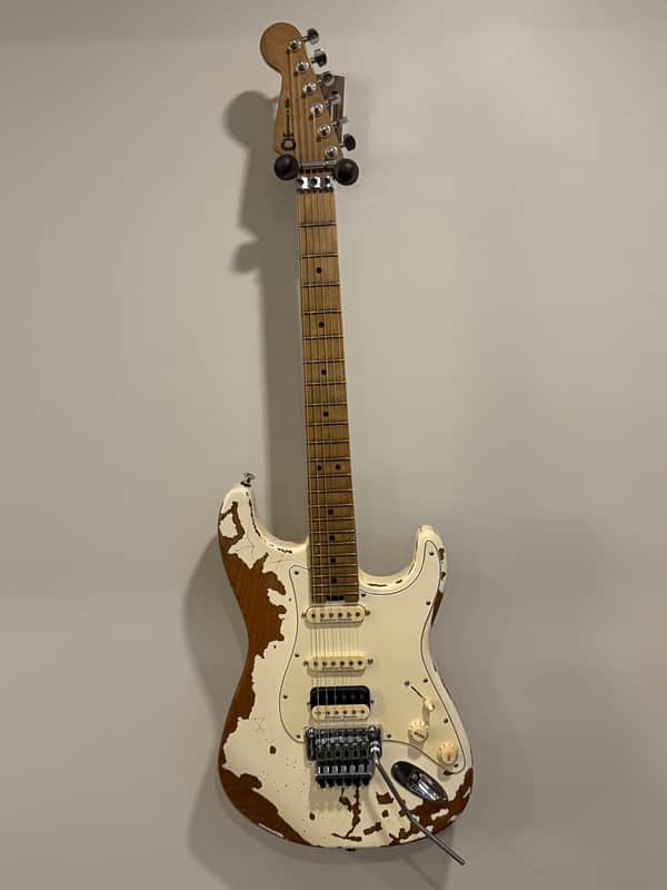 PLEK Modified Charvel  Pro-Mod So-Cal Style 1 2023 - White Relic image 1