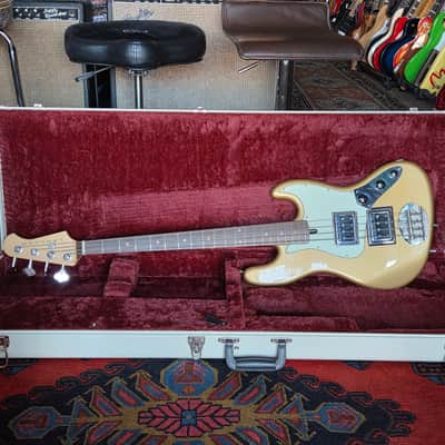 Lakland Joe Osborn # 01 Signature Bass Shoreline Gold w/ OHSC & Frank Hammond Pickups - Jeff Beck Carved His Name On Back!!! image 1